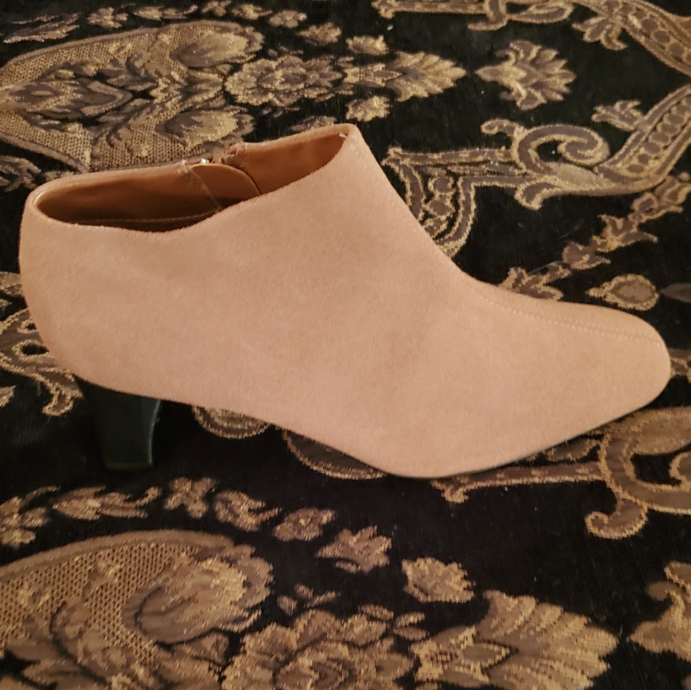 Chadwick's Zippered Suede Ankle Boots